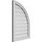 Ekena Millwork Quarter Round Top Right Surface Mount PVC Gable Vent w/ 2"W x 2"P Brickmould Sill Frame, 20"W x 30"H GVPQR20X3003SF - alternate 3